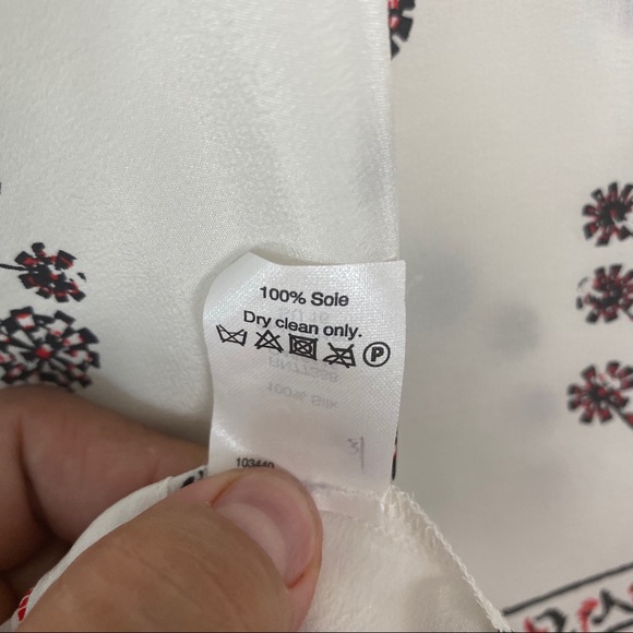 Madewell Vine Floral Silk Top - Picture 7 of 7